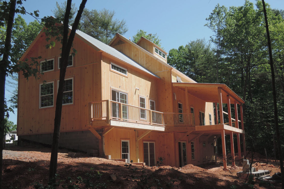 Hillside Lake House Geobarns